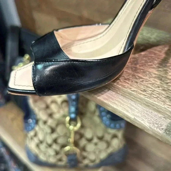 Jerome C. Rousseau Black Heels size 39 European - Picture 5 of 10